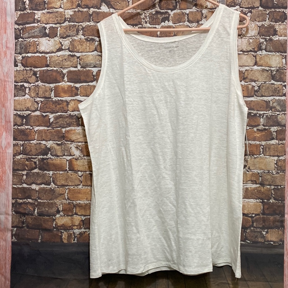 Eileen Fisher White linen jersey new with tag